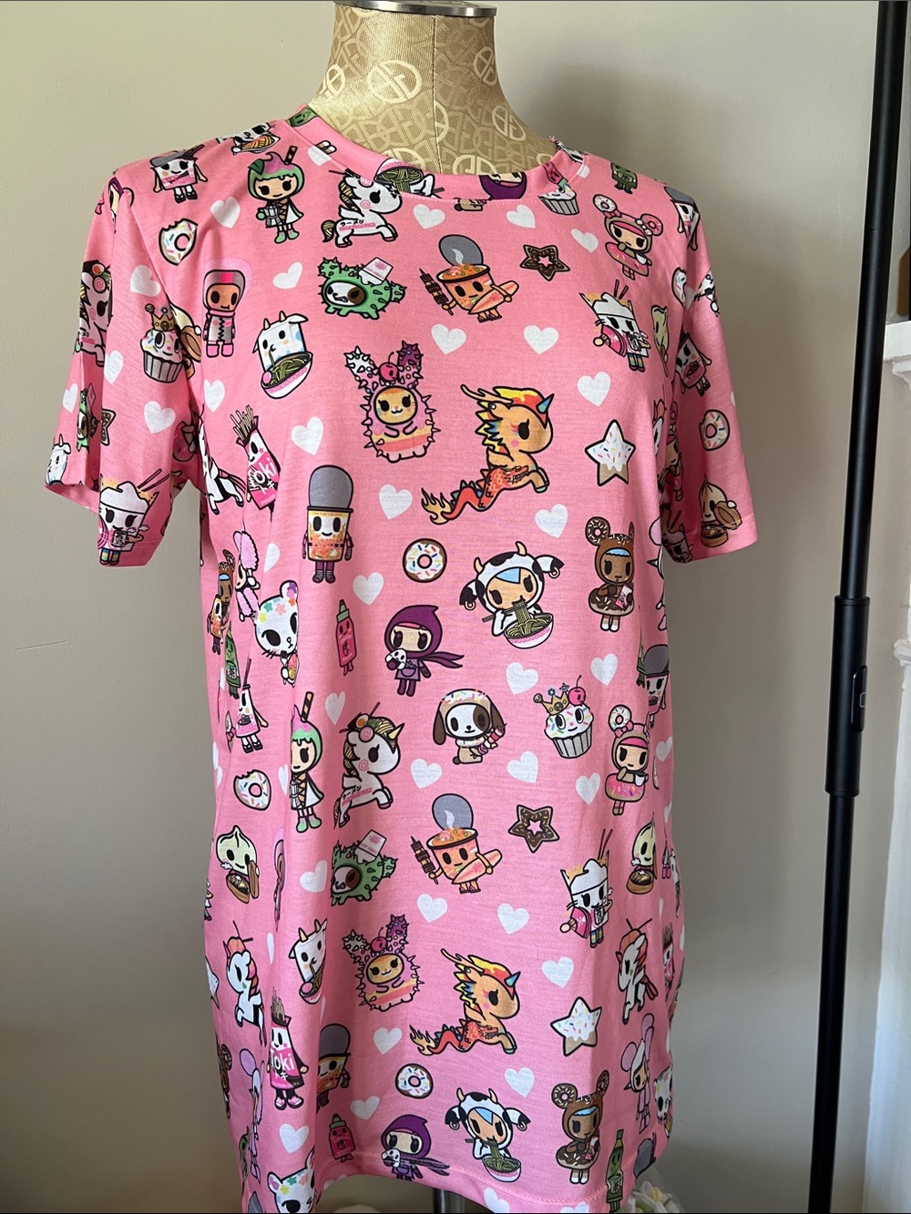 Tokidoki Women Ramen Craving Sublimated Pink Tee